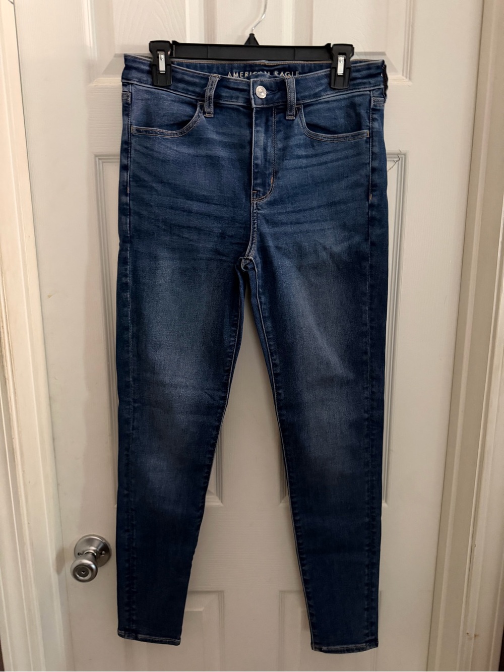 American Eagle Outfitters Women's Skinny Jeans - Dark Blue Wash
